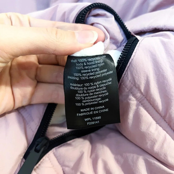 The Very Warm Mauve Pink Pullover Winter Outdoor Snowboarding Casual Puffer Coat - Picture 13 of 14